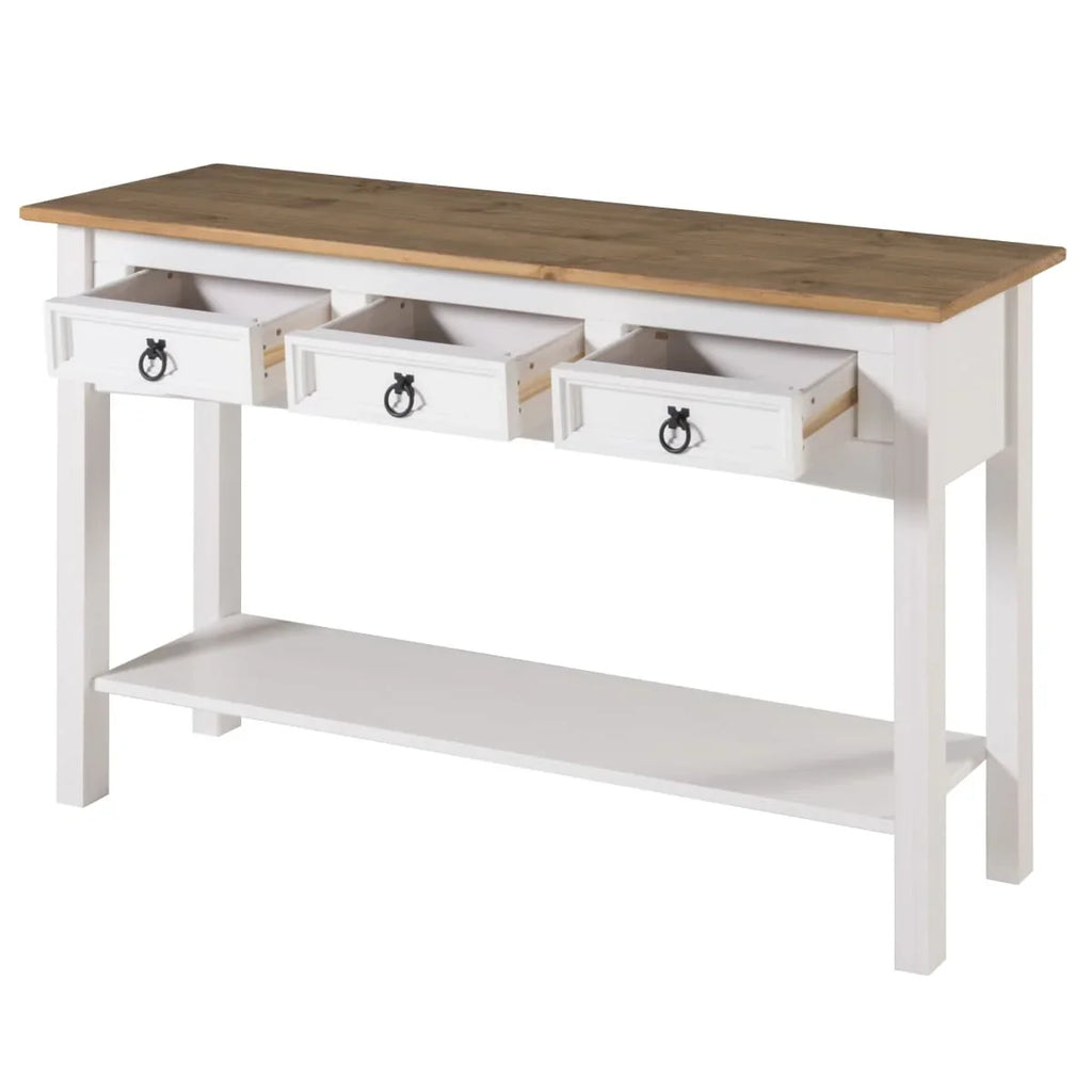 Console de table en bois 3 tiroirs Corona | Furniture Dash - S.O.
