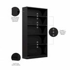 Bibliothèque haute à 5 étagères Universal de Bush Furniture