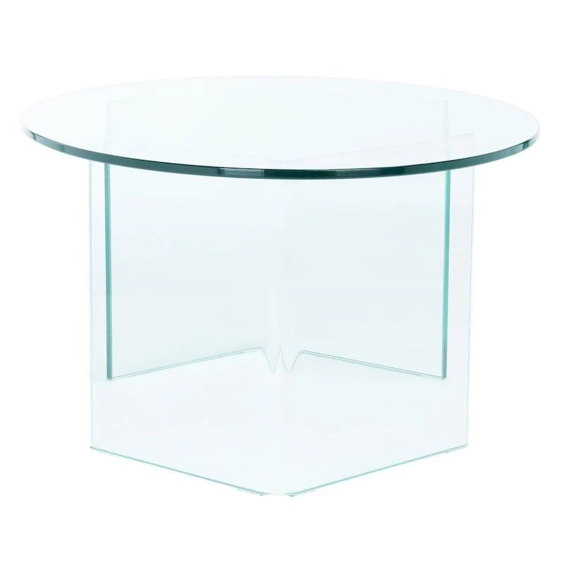 SAFAVIEH Beda Table basse en verre trempé - 47 L x 28 P x 16 H - 47Lx28Px16H