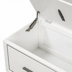 Banc à chaussures avec coussin amovible et rangement dissimulé pour l'entrée et le salon