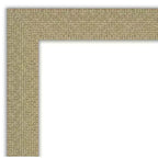 42" x 31" Non-Beveled Mosaic Gold Wall Mirror - Amanti Art