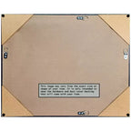 42" x 31" Non-Beveled Mosaic Gold Wall Mirror - Amanti Art