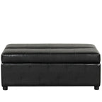Lit d'appoint pliable ottoman convertible Twin Size avec matelas, canapé-lit rembourré en PU