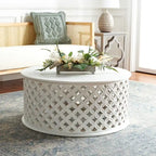 Table basse ronde Antkea SAFAVIEH - 35 L x 35 P x 16 H - 35Lx35Px16H