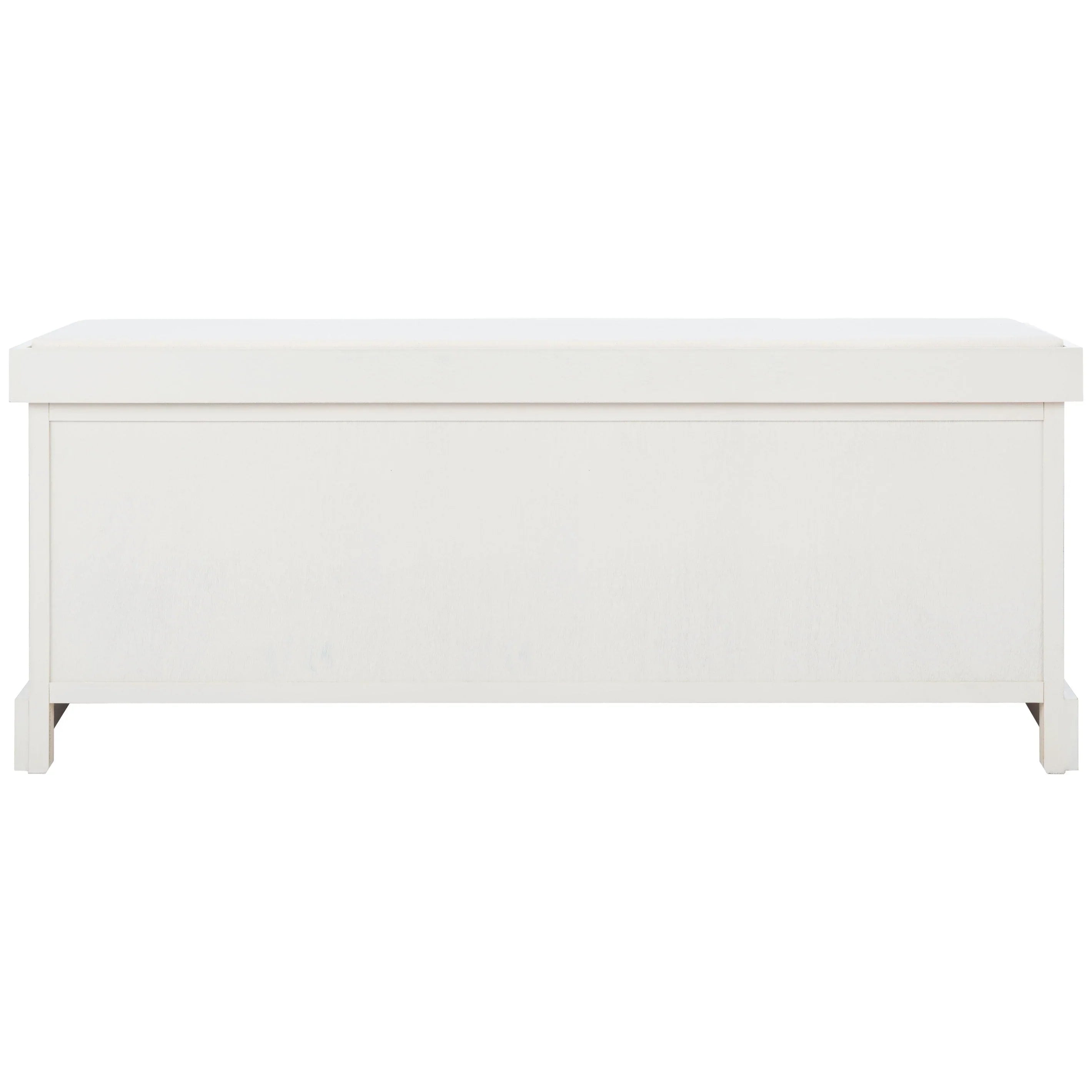 Banc de rangement SAFAVIEH Fiorello 3 tiroirs avec coussin - 47,3 L x 15 P x 19 H - 47Lx15Px19H