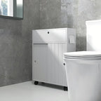 Petit meuble de rangement de salle de bain avec trous pour papier
