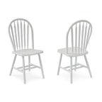 Chaise de salle à manger Windsor Arrowback en bois massif