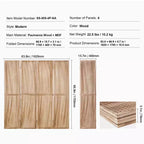 VEVOR Wood Room Divider, 4 Panel Wood Folding Privacy Screen, 66.9 Inches Tall Indoor Carved Partition Divider, Portable Decoration Screen