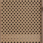 Kitchen Pantry Cabinet with Rattan Doors, 64 Tall Storage Cabinet with 2 Drawers and Adjustable Shelves, Pantry Cabinet Wood Cupboard for Kitchen
