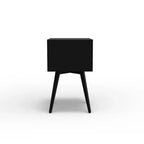 Alpine Furniture,Flynn Small Nightstand, Black