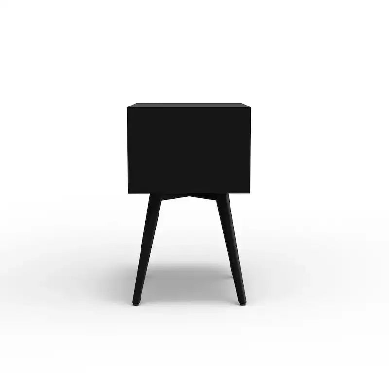 Alpine Furniture,Flynn Small Nightstand, Black