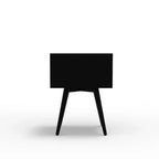 Alpine Furniture,Flynn Small Nightstand, Black