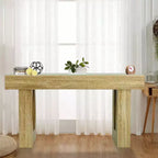 Table console en bois de 63 po pour entrée, table de canapé rectangulaire derrière le canapé, tables consoles de ferme modernes pour entrée, couloir, salon