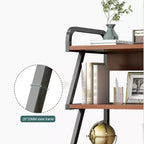 3-Tier Rolling Printer Stand - Mobile Cart with Locking Wheels & Backstop for Home Office