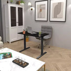 Bureau compact électrique assis-debout avec plateau de 40 pouces