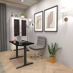 Bureau compact électrique assis-debout avec plateau de 40 pouces
