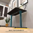 Bureau compact électrique assis-debout avec plateau de 40 pouces