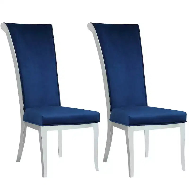 Chintaly Imports,Modern Tall Roll Back Side Chair