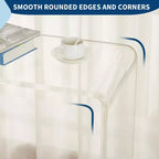 TROPOW Table Console Moderne en Acrylique, Table d'Appoint Étroite Transparente, Meuble d'Appoint Compact pour Salon, 38.2x15x29.3 Pouces, Transparent