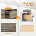Karl Home 6-Drawer Grey Particle Board 31.5in. W Chest of Drawer