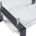 Aubai Glass Top Coffee Table