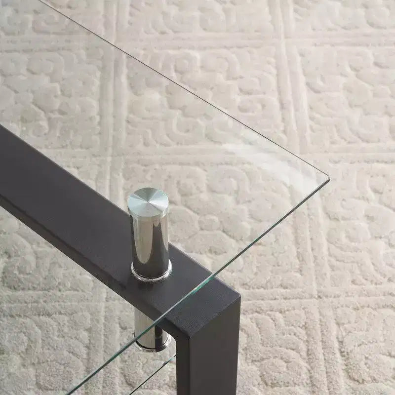 Aubai Glass Top Coffee Table