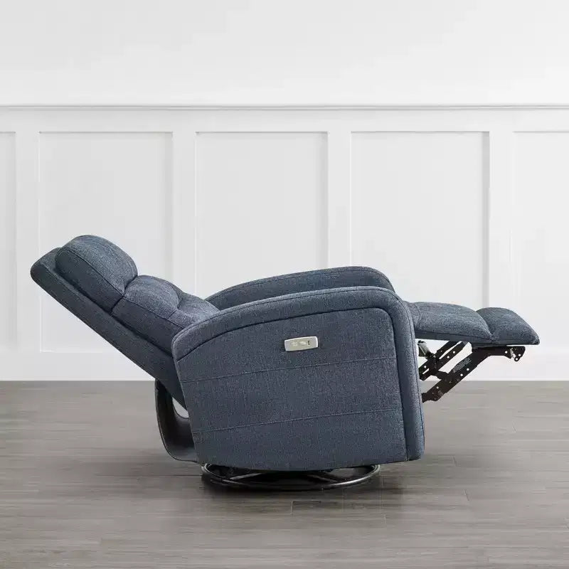 Spruce & Spring Power Glider Swivel Rocker Recliner Chair Nursery Recliner