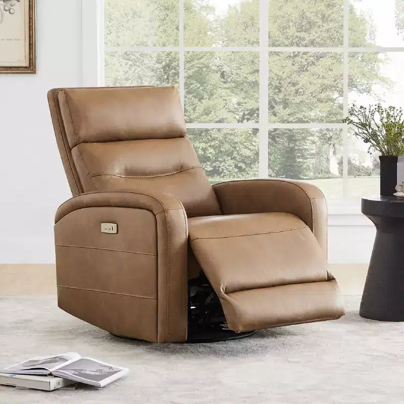 Spruce & Spring Power Glider Swivel Rocker Recliner Chair Nursery Recliner