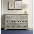 GDFStudio Graham Farmhouse 47.5 Wood Dresser with 7 Drawers
