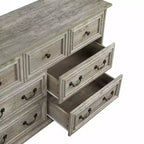 GDFStudio Graham Farmhouse 47.5 Wood Dresser with 7 Drawers