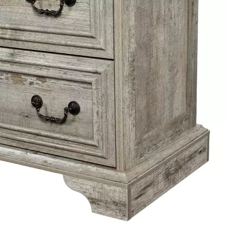GDFStudio Graham Farmhouse 47.5 Wood Dresser with 7 Drawers