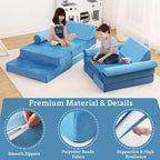 13PCS Modular Kids Couch, Convertible Kids Modular Play Couch,Foam Modular Sectional Sofa