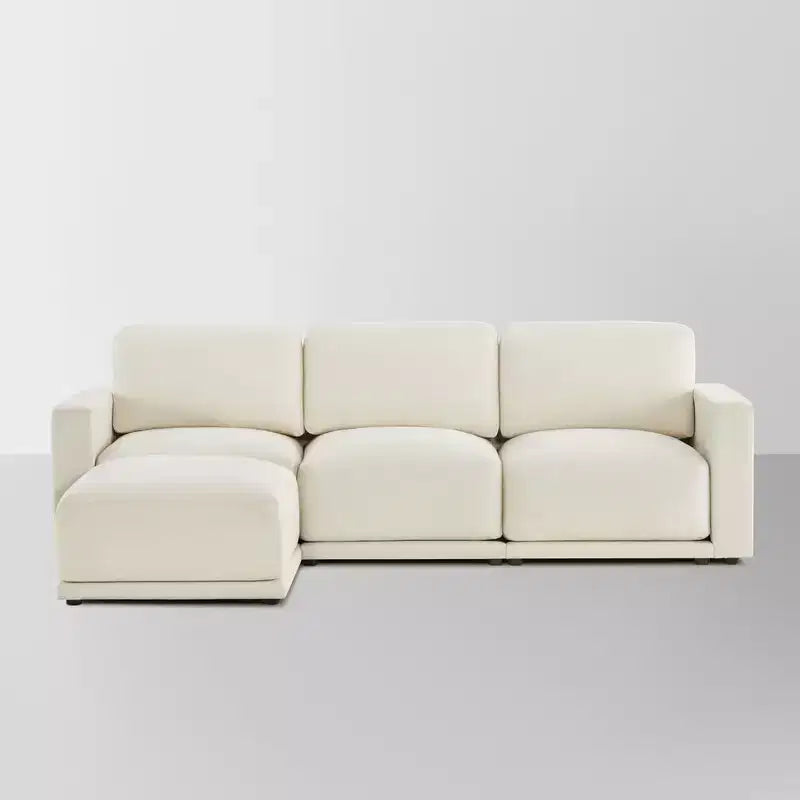 Spruce & Spring Oversized Modular Sectional Sofa Cloud Couch for living room, 4 Pieces