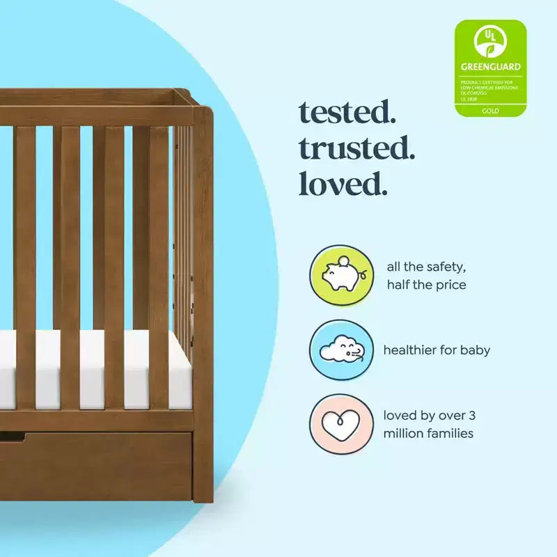 Carter's by daVinci Colby 4-in-1 Convertible Mini Crib with Trundle