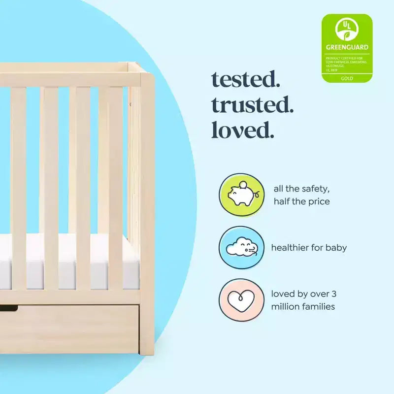 Carter's by daVinci Colby 4-in-1 Convertible Mini Crib with Trundle
