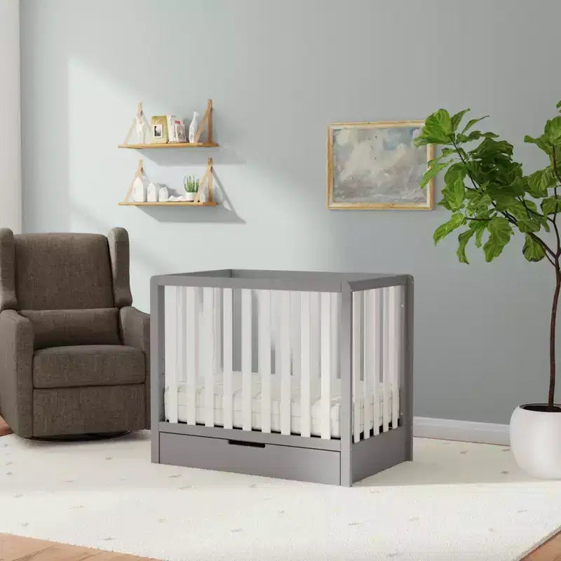 Carter's by daVinci Colby 4-in-1 Convertible Mini Crib with Trundle