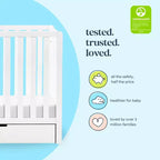 Carter's by daVinci Colby 4-in-1 Convertible Mini Crib with Trundle
