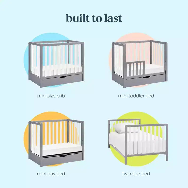 Carter's by daVinci Colby 4-in-1 Convertible Mini Crib with Trundle