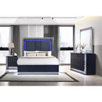 Commode verticale HomeStock de 49,99 cm de hauteur en MDF avec 14 tiroirs, finition argentée