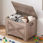 Storage Bench with Lift Top, Wooden Storage Chest for Entryway and Bedroom