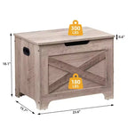 Storage Bench with Lift Top, Wooden Storage Chest for Entryway and Bedroom