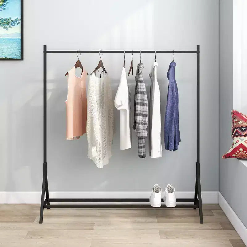 Heavy Duty Freestanding Garment Rack with 8 Adjustable Wire Shelves & 5 Clothes Rails, Portable Adjustable Closet Organizer Wardrobe Clothes Rack
