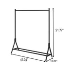 Heavy Duty Freestanding Garment Rack with 8 Adjustable Wire Shelves & 5 Clothes Rails, Portable Adjustable Closet Organizer Wardrobe Clothes Rack