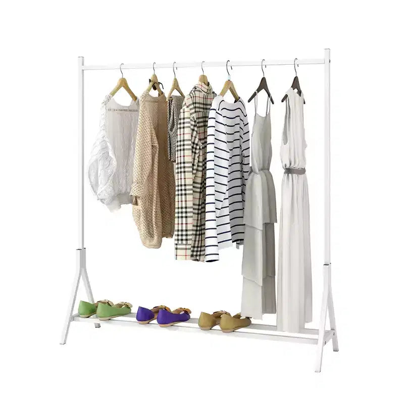 Heavy Duty Freestanding Garment Rack with 8 Adjustable Wire Shelves & 5 Clothes Rails, Portable Adjustable Closet Organizer Wardrobe Clothes Rack