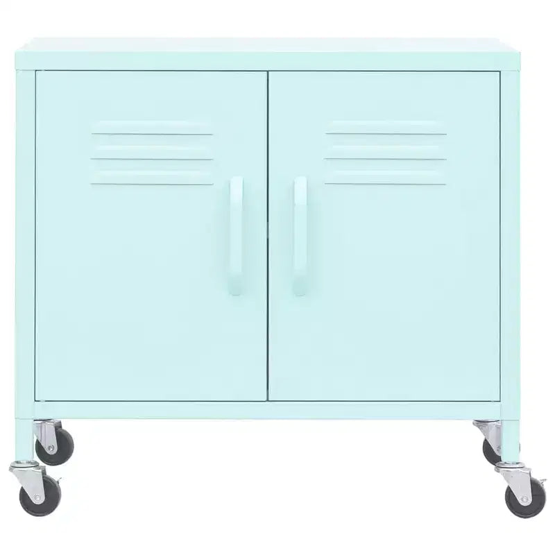 Meuble de rangement robuste CLIHOME, classeur autoportant avec roulettes pour le bureau à domicile, style industriel
