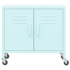 Meuble de rangement robuste CLIHOME, classeur autoportant avec roulettes pour le bureau à domicile, style industriel