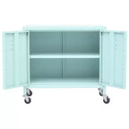 Meuble de rangement robuste CLIHOME, classeur autoportant avec roulettes pour le bureau à domicile, style industriel