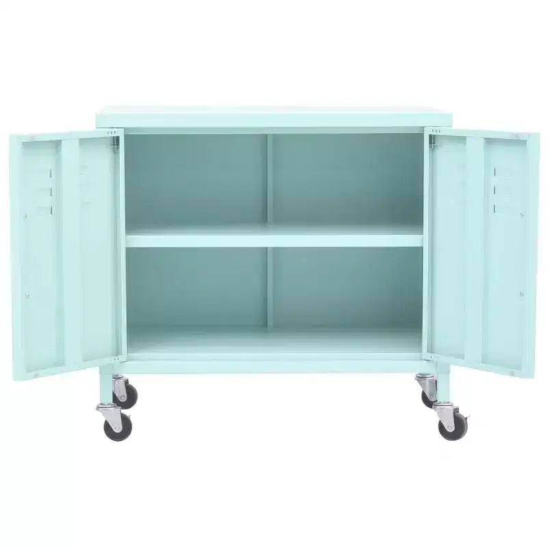 Meuble de rangement robuste CLIHOME, classeur autoportant avec roulettes pour le bureau à domicile, style industriel