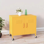 Meuble de rangement robuste CLIHOME, classeur autoportant avec roulettes pour le bureau à domicile, style industriel