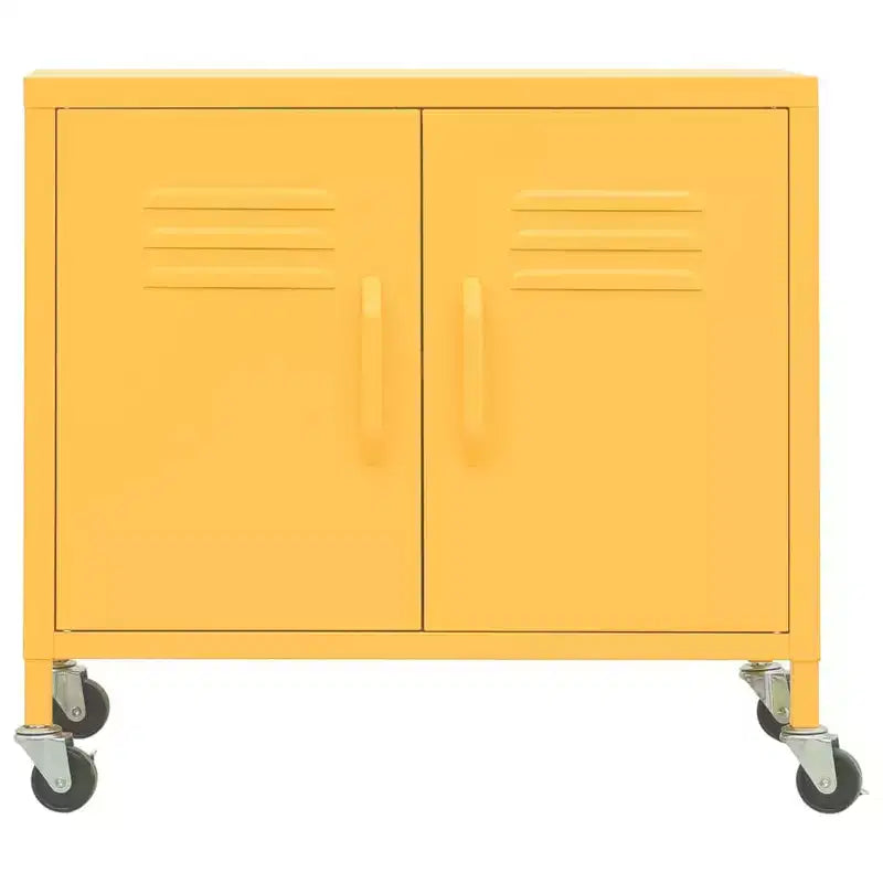 Meuble de rangement robuste CLIHOME, classeur autoportant avec roulettes pour le bureau à domicile, style industriel